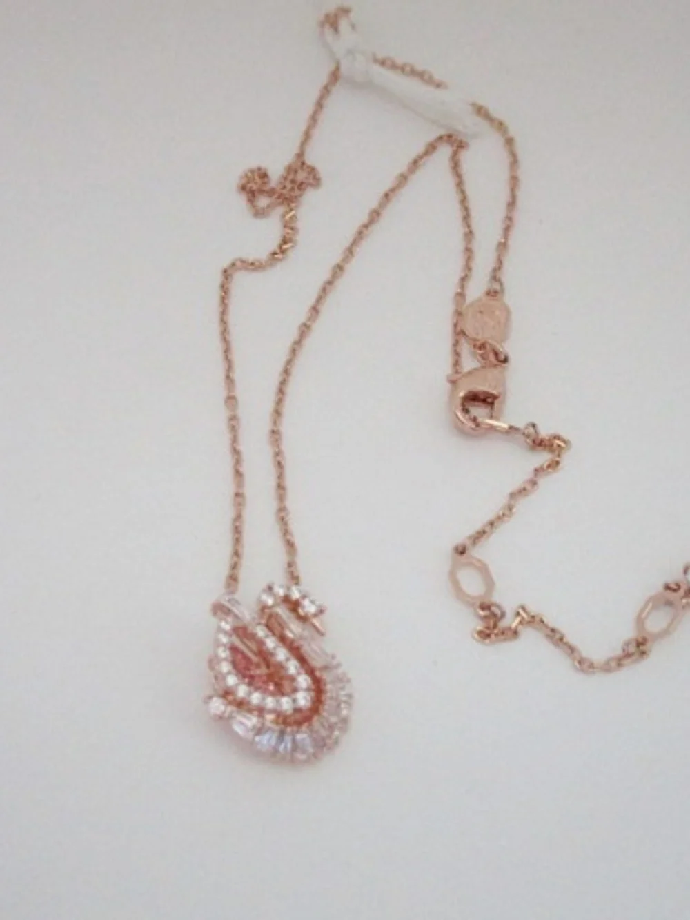 SWAROVSKI - Swan Pendant Mixed Cuts Swan Necklace - Picture 3 of 6